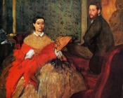 埃德加 德加 : Edmondo and Therese Morbilli